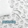 thumbnail image 5 of Bare Home Flannel Duvet Cover Set - 100% Flannel Cotton - Double Brushed - Queen, Feelin' Foxy, 5 of 6