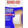 Band-Aid Brand Tough Strips Adhesive Bandage, Extra Large Size, 10 ct (Pack of 4)