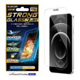 thumbnail image 1 of ELECOM iPhone 12 Pro Max film tempered glass tertiary tempering [strongest processing resistant to corner cracks] ceramic coat blue light cut PM-A20CFLGTCBL, 1 of 5