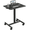 Black, variant on Aidoly Mobile Standing Desk with Locking Wheels - Height Adjustable Rolling Desk, Workstation for Home Office, Living Room & Classroom,Black