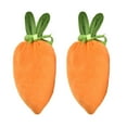 thumbnail image 2 of 2Pcs Easter Carrot Gift Bags, Easter Fabric Drawstring Bag Carrot Candy Goody Bags Treat Bags for Spring Basket Stuffers Egg Hunt Outdoor Party Favor Supplies, 4x9 inch, 2 of 9