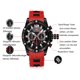 thumbnail image 2 of Reloj de pulsera de silicona para hombre, movimiento de cuarzo, resistente al agua hasta 3 ATM, 2 of 4