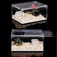 thumbnail image 4 of Reptile Habitat Terrarium Breeding Box Transparent Acrylic Leak-proof Cage Spider Lizard Scorpion Habitat Insect Feeding Box, 4 of 5