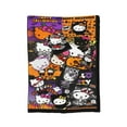 thumbnail image 2 of Halloween Hello Kitty Kawaii Cat Blanket Sofa Air Conditioning Blanket Bed Living Room Blanket 40x50 H-2, 2 of 5