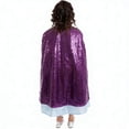 thumbnail image 3 of Kiijoy Girls Sparkly Sequins Short Cape for Stage Performance Party, Sizes 10-14, 3 of 5