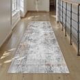 thumbnail image 3 of x Washable Area Rug for Living Room Bedroom Cream Neutral Carpet Low Pile Soft Thin Tapis Salon Abstract Modern Vacuumable Lightweight Large Throw Rug for Dining Room Kitchen, 3 of 8