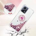 thumbnail image 3 of Funda para Xiaomi Redmi Note 12 5G con Brillo Líquido Flotante, Purpurina, Parachoques y Anillo Giratorio Soporte, 3 of 5