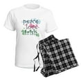 thumbnail image 4 of CafePress - Peace Love Irish [Retro] Women's Light Pajamas - Women's Short Sleeve Print T-Shirt and Pants Light Cotton Pajama Set, 4 of 7
