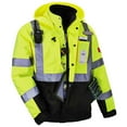 thumbnail image 7 of Ergodyne GloWearÂ® 8381 Type R Class 3 Performance 3-in-1 Bomber Jacket, Lime, 3XL, 7 of 7