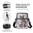 thumbnail image 7 of FUIALDOLG Snowy Winter Wolves Crossbody Bags, Stretch Polyester Portable Leakproof Messenger Bag for Outdoor Travel, 7 of 7