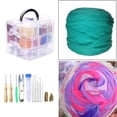 thumbnail image 4 of de fieltro de portátil, caja de almacenamiento de fieltro de de 24 colores de inicio Suministros de Wandteppich para decoración del perfecl Fieltro Artesanía Lana, 4 of 7