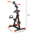 thumbnail image 4 of Pedal Exercise Bike for Seniors, Home Exercise Equipment for ElderlyHand Arm Leg and Knee Fitness Machine with Massage, Adjustable Fitness Equipment for Seniors,LCD Monitor Orange, 4 of 10