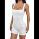 thumbnail image 1 of de una Pieza para Mujer, Cortos de Entrenamiento, Conjuntos de Verano para Gimnasio, Yoga y Playa 2025 Crema L, 1 of 7