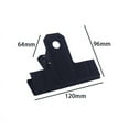thumbnail image 2 of 3PCS Black Large Bull Clips, Binder Clips Giant Binder Clips,Metal Binder Paper Clip Clamps for Office Kitchen, Drawing Board, 2 of 5