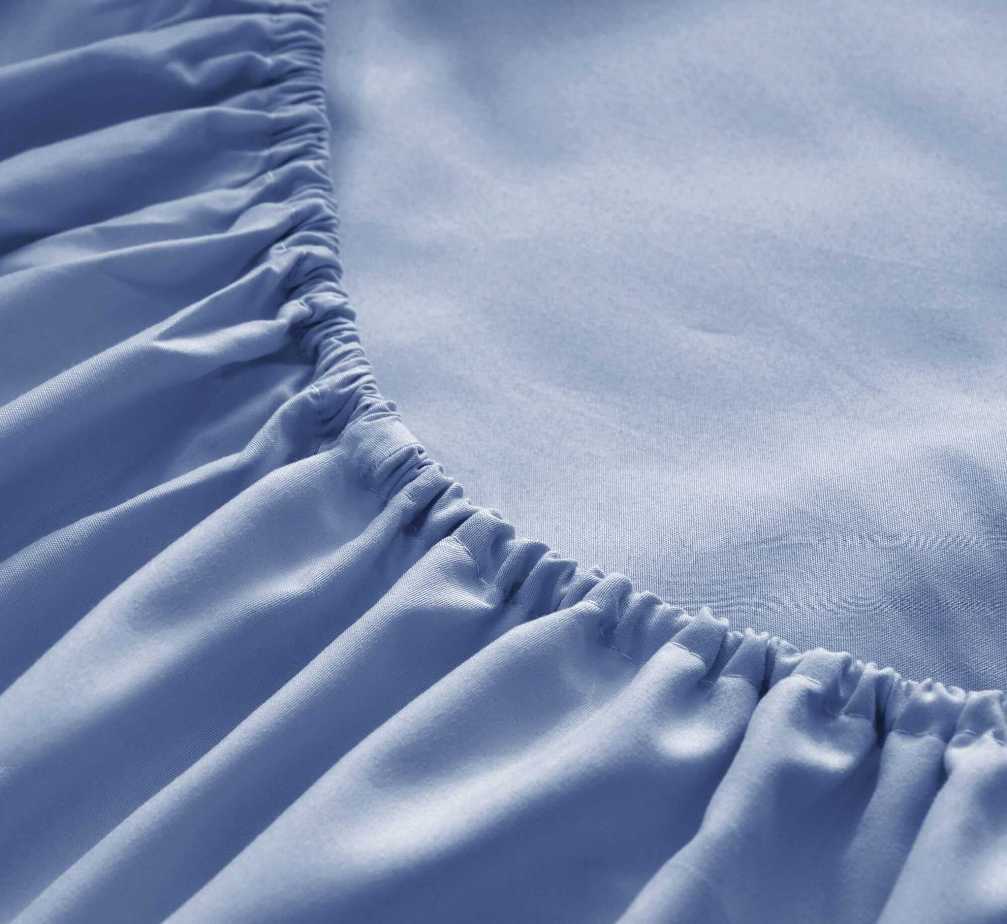 the Season Essentials Wrinkle Free Sheet Sets with Deep Pockets &amp; Stain Resistant, 1800 Thread Count Bamboo Based, Blue, California King