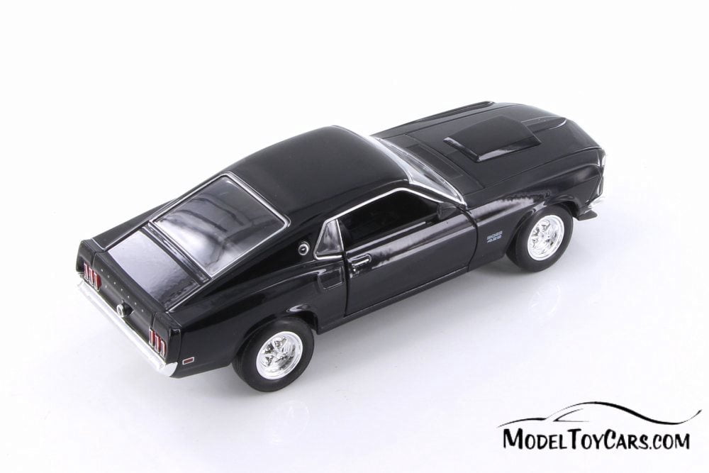 1969 Ford Mustang Boss 429 Hardtop, Black - Welly 24067/4D - 1/24 scale Diecast Model Toy Car (Brand New but NO BOX)