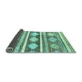 thumbnail image 2 of Ahgly Company Indoor Rectangle Abstract Light Blue Modern Area Rugs, 4' x 6', 2 of 4