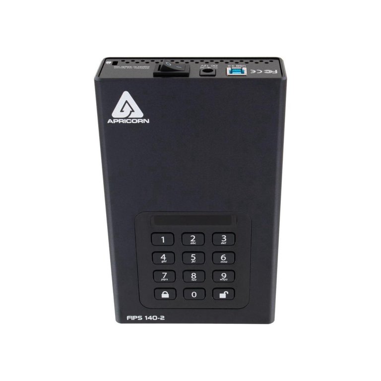 Apricorn Aegis Padlock DT FIPS 20TB Desktop Hard Drive External