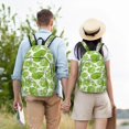 thumbnail image 4 of Disketp Green Various Lemons Mochila de Lona Estampada, Mochila Escolar de Viaje Ligera para Estudiantes y Portátil-Medium, 4 of 5