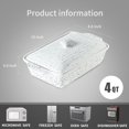 thumbnail image 3 of KOOV Ceramic Casserole Dish with Lid, Covered Rectangular Casserole Dish Set, Lasagna Pans with Lid for Cooking, Baking dish With Lid for Dinner, 9 x 13 Inches, Splash Series (Splashed White), 3 of 8