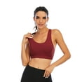 thumbnail image 5 of Tinglu Yoga Bra Back Strappy Sports Bras with Removable Padded, 5 of 8