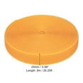thumbnail image 2 of Uxcell 26.25 pies tiras marcadoras de alfombra, tiras de nylon, cinta de gancho, naranja, 2 of 6