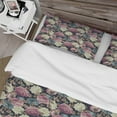 thumbnail image 4 of Designart 'Pink , White and Blue Peonies' Floral Duvet Cover Set, 4 of 4