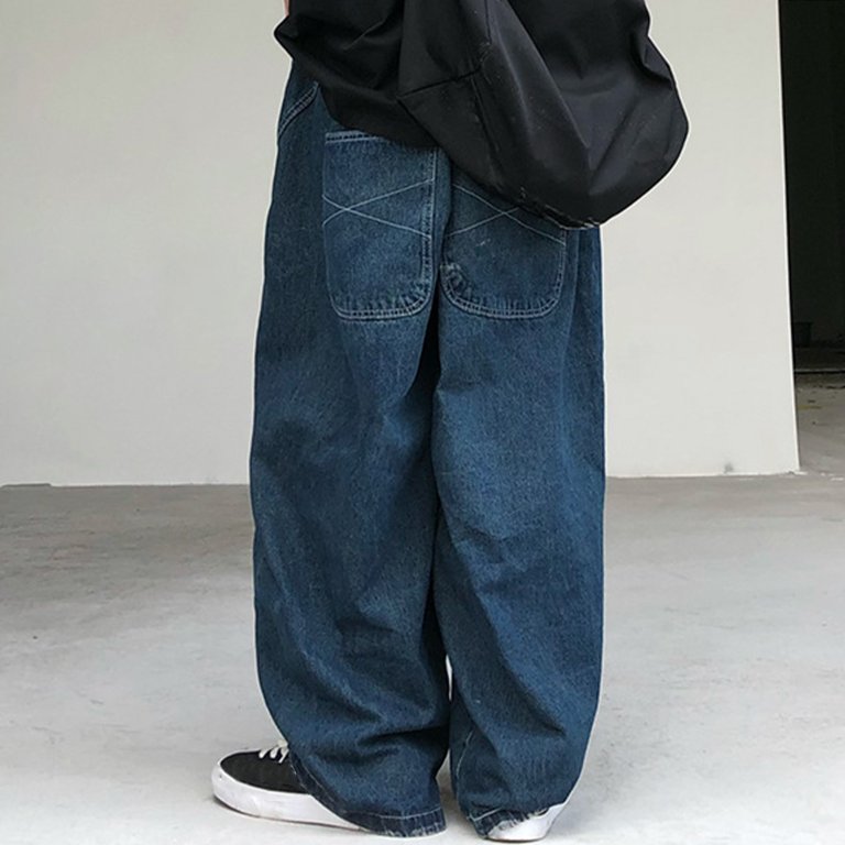 Women's Solid Color Loose Wide Leg Cargo Pants Retro Style Women's Solid Color Loose Wide Leg Cargo Pants Retro Style