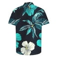 thumbnail image 4 of GERsome Hawaiian Shirts for Men Summer Short Sleeve Button Down Beach Shirts Cruise Vacation Shirts S-5XL, 4 of 5