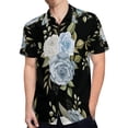 thumbnail image 4 of High Quality Hawaiian Shirts for Men Short Sleeve Aloha Beach Shirt Floral Summer Casual Button Down Shirts Blouses KL9QHB, 4 of 7