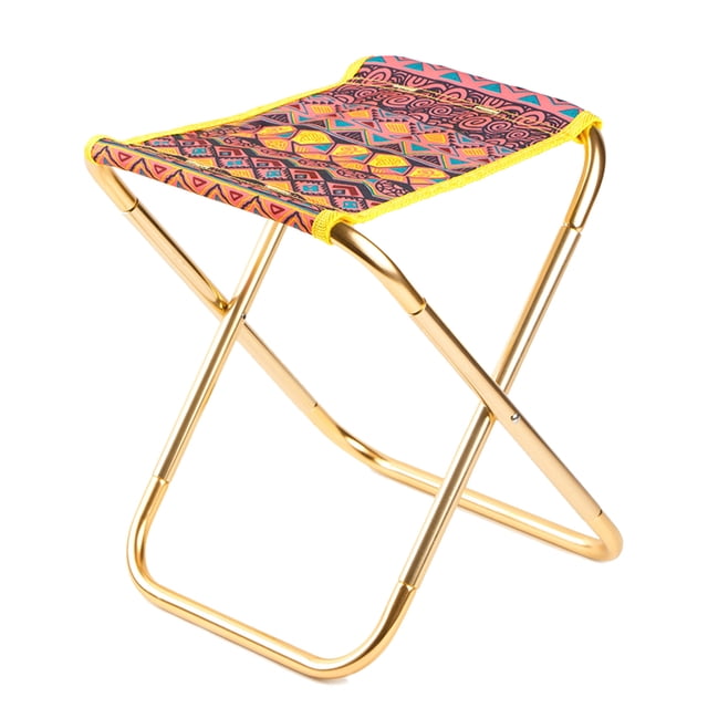 Yuarrent Taburete de silla plegable portátil plegable para pesca al aire libre Picnic Camping Pescar 3 Yuarrent OD0707-03