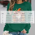 thumbnail image 3 of Fall Winter Women Long Sleeve Crewneck Sweatshirt Spooky Halloween Gnome Print Casual Daily Top, 3 of 5