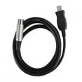 thumbnail image 2 of USB To XLR Cable, Signal Enhancement Gain Embedded A/D Conversion Microphone Link Cable,  Digital Sound USB MIC Link Cable, For Computer,, 2 of 8