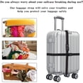 thumbnail image 6 of 6 Pack Luggage Nylon Straps with Quick Release Buckle Utility Straps for Travel Packing Outdoor , M, Black, 6 of 6