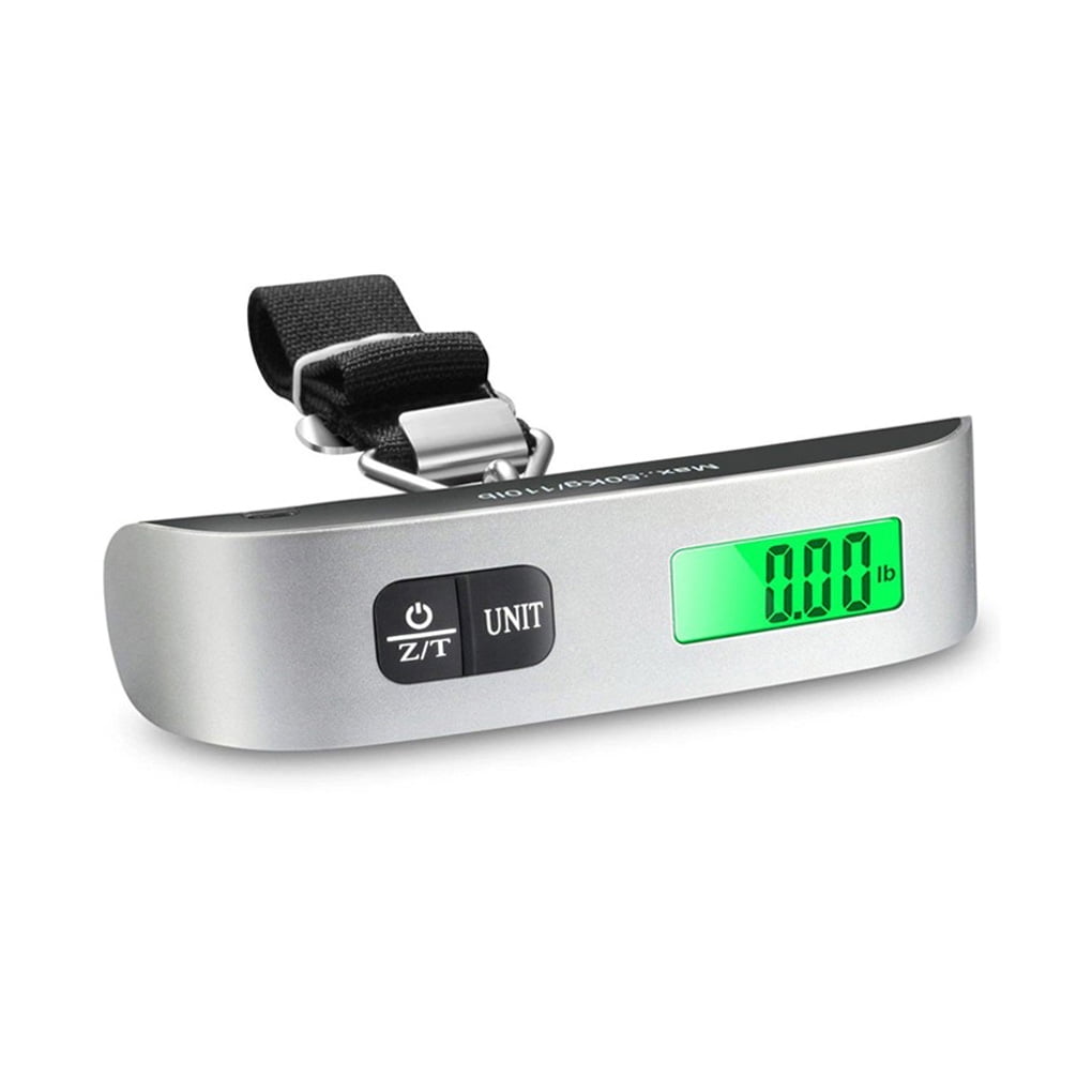LCD Digital Luggage Scale 50kg Portable Electronic Scale Weight Balance Suitcase  Travel Bag Hanging Steelyard Hook