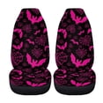 thumbnail image 5 of XYZCANDO Pink Bat & Spider Web Auto Seat Covers for Man Soft Vehicle Seat Covers Washable Breathable, for Sedan Van SUV, 5 of 10