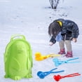 thumbnail image 4 of 5 piezas Clip para bolas de nieve Invierno 3D Pingüino Forma de dibujos animados Lindo creativo Molde de nieve Pájaros en forma de corazón para Baoblaze Clip para hacer bolas de nieve, 4 of 8