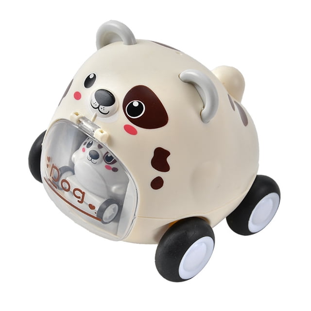 Catapulta de juguete para coche, interactivo, con dibujos animados de animales, con fricción, eyección inercial, ideal para niños y niñas, regalo para perros.