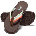 thumbnail image 1 of Sandalias STQ para mujer tipo flip flop con soporte de arco, varias tallas, talla 8, 1 of 8
