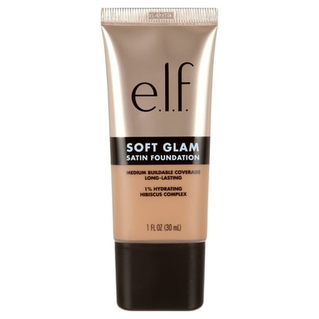 e.l.f. Soft Glam Satin Foundation, 43 Tan Cool, 1 fl oz