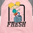 thumbnail image 3 of Hey Arnold! - Fresh Arnold - Toddler And Youth Girls Raglan Graphic T-Shirt, 3 of 5