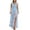 Sky Blue, variant on TJAZFJPA Graduation Dress Women's Elegant Chiffon Sleeveless Summer Floral Print Split Hem Vest Casual Dress Mesh Dress Woman Dresses Formal