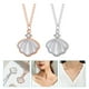 thumbnail image 4 of KAKOWELY 2 piezas de collar de conchas, joyería, collar de conchas, colgante, collar de conchas decorativo, 4 of 4