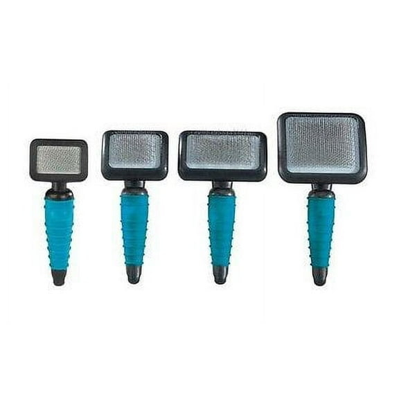 Professional Ergonomic Teal Slicker Brushes for Dog Grooming Brush Choose Size (All 4 Brushes)