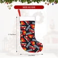 thumbnail image 4 of Salouo Fire Rescue With Red Helmet And Truck Print Christmas Stockings,Large Xmas Stocking Set of 1 Holiday and Farmhouse Stocking for Christmas Holiday Party Decoration(17.7*11 Inch), 4 of 7