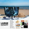 thumbnail image 5 of Honeii Celestial Ram Night Sky for Tote Bag with Adjustable Strap,Beach Bag, Waterproof Sandproof Beach Tote Bag, Large Capacity Foldable Beach Bags, 5 of 7