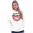 thumbnail image 3 of Wisconsin Wurst Meat Lovers Pun Funny Unisex Plus Fleece Graphic Hoodie Brisco Brands 2X, 3 of 5
