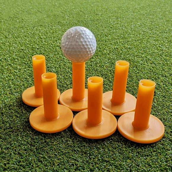 Ruiboury 1/2/3/5 6 Pcs Durable pour Tee-Shirt de Golf pour Tee-Shirt Pratique Durable Léger Jaune 60mm0mm8mm 1 Pce