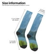 thumbnail image 2 of Salouo Majestic Deer Mountain Lake Print Women's Men's Ankle Socks 1-pack Casual Athletic Socks for Unisex Adult Moisture-Wicking Socks for Daily Wear/Running/Sport, 2 of 8