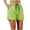 Green, variant on Running Shorts with Zipper Pockets for Women Drawstring Elastic Waist Athletic Workout Yoga Shorts Black XL